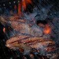 Gegrilde lendebiefstuk met knoflookboter