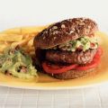 Avocadoburgers met ovenfrites