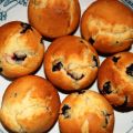 Blauwe bessen muffins