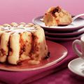 Bitterkoekjespudding met espressosiroop