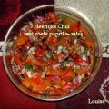 Heerlijke chili en paprika salsa.