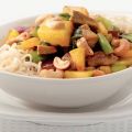 Noedels met paksoi en wokfruit