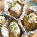 Pofaardappel met forelcrÃ¨me