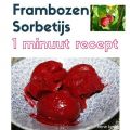 Supersnel frambozensorbetijs maken