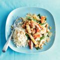 Aspergeroerbak met zalm