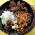 Snelle bulgogi in een kom