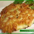 Aardappel/courgette krokantjes met koriander