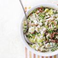 Ovenrisotto met spek en prei