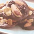 Choco-koekjes met noten en krenten