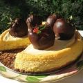 Cheesecake met witte chocolade en passievrucht