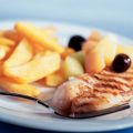 Roodbaarsfilet met fruit