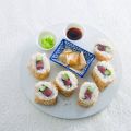 Urumaki sushi (inside out roll)