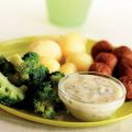 Broccoli met Italiaanse kaassaus