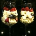 Trifle van citroen en framboos