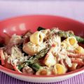 Pasta met asperge-champignonsaus