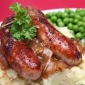 Worstjes met aardappelpuree (Bangers & Mash)