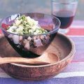 doperwten-courgette salade met feta