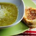 Tuinbonensoep met spek