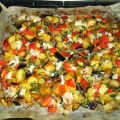 Geroosterde groenten met gorgonzola uit de oven