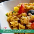 Zuiderse Pastasalade met olijven