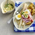 Schorseneren met ham en ei