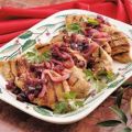Gestoofde kalkoenfilet met cranberry