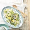 Ananassalade met komkommer