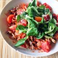 Pasta Chicken with Bean Sprouts
