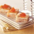 Zalmhapjes met vanillecrÃ¨me