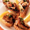 Paddenstoelencrostini
