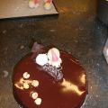 Praline cake met boterroom