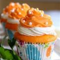 Oranje cupcakes