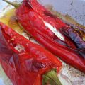 Puntpaprika's met feta uit de oven
