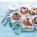 Ricottacakejes met bessen en lemon curd