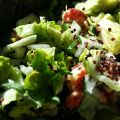 Quinoa salade met avocado en rivierkreeft