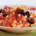 Macaroni met tomaten-vissaus
