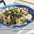 Tajine met zalm en couscous