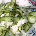 Carpaccio van courgette met munt