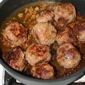 Gehaktballen met jus ala oma en kliekje