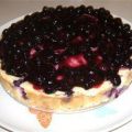 Beste bosbessen-cheesecake