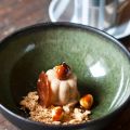 Panna cotta met Carambars en hun chips