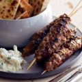 Indiase gehaktspiesen met appel-yoghurtdip