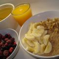 Havermout met banaan (voedselzandloper)