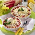 Rabarber Aardbeien Crumble