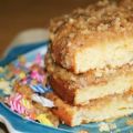 Witte chocolade cake