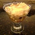 Broodpudding met whisky saus