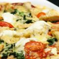 Pizza Pollo / Tortizza met kip en spinazie