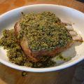 Lambs rack met gegrilde groente en bataat