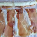Bladerdeeghapjes met Italiaanse ham (12 stuks)