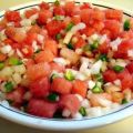 Zomerse watermeloen-salsa